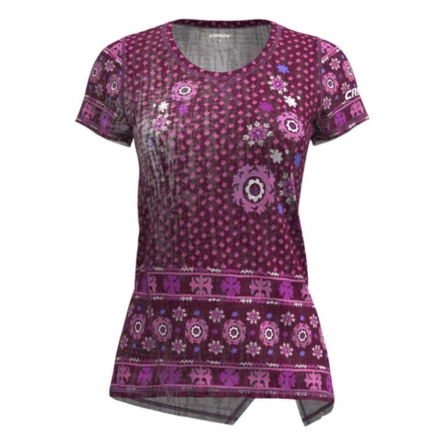 CRAZY IDEA T-SHIRT ALOHA DONNA